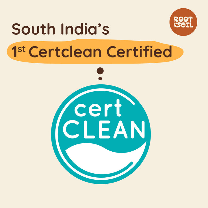 Root and Soil: South India’s First Baby Organic Brand to Achieve Cert Clean Certification