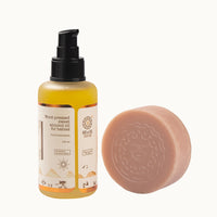 Gentle Glow Combo (Almond Oil & Kumkumadi Baby Bar 