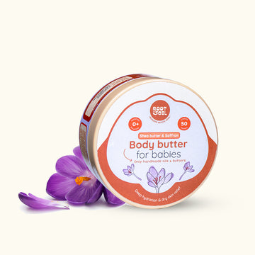 Baby Body Butter With Saffron | Butter based for Deep Hydration & Glow | 0+ m