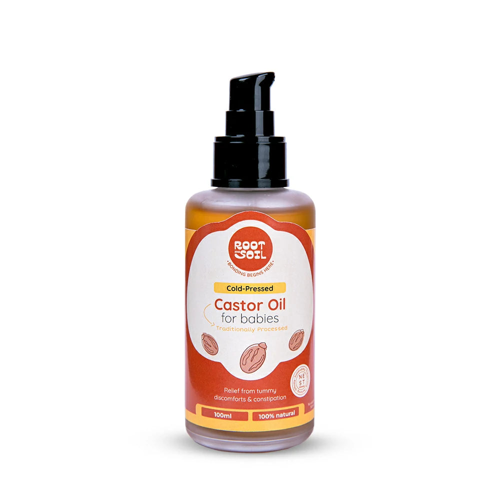 Cold-Pressed Castor Oil For Babies |Traditionally Processed | 0+ m | 100 ml