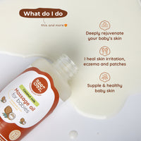 Coconut Milk Baby Massage Oil (Classic) | Soothens and rejuvenates skin |  0+ m| 100 ml