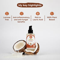 Coconut Milk Baby Massage Oil (Classic) | Soothens and rejuvenates skin |  0+ m| 100 ml