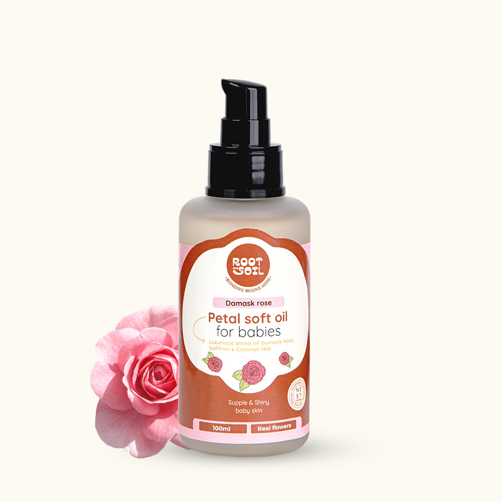 Petal Soft Massage Oil | For Supple Soft Baby Skin | 0+ m | 100 ml