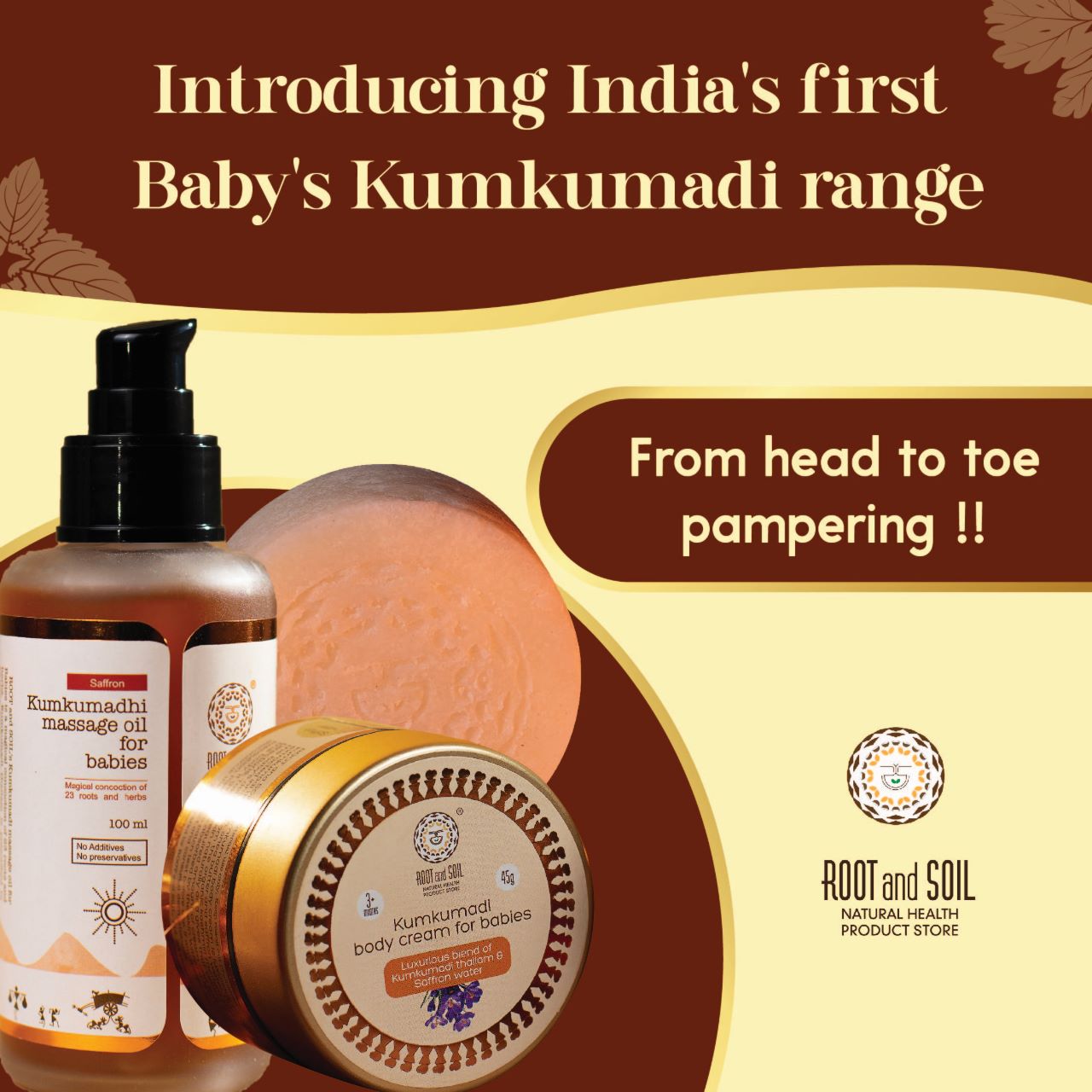 Baby skin glow / Kumkumadi combo - Kumkumadi Massage oil 100 ml + Kumk ...