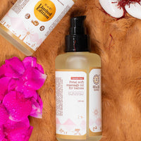 Petal soft baby massage oil : Damask rose & Saffron - 100 ml (0+ months)