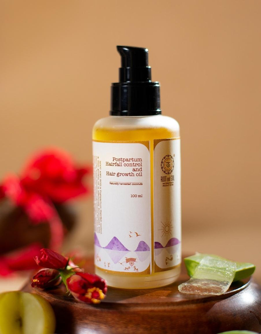 Postpartum Hair Oil For Moms | Hairfall Control & Hair Growth Support | 100 ml