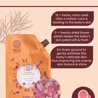 Extra Gentle Baby Bathing Powder | Time-tested blend of Real Flowers, Herbs & Grains | 0 m To 8 y  | 200 g