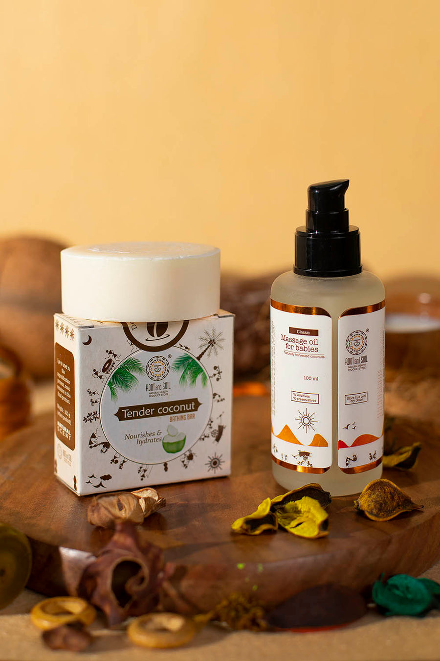 Massage Oil 100 ml + Tender Coconut Soap