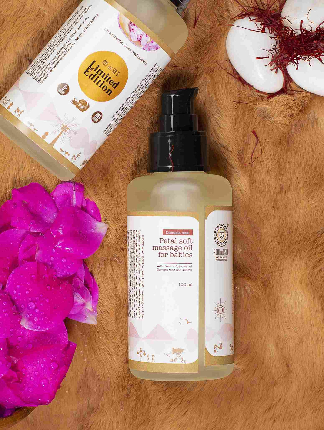 Petal Soft Massage Oil | For Supple Soft Baby Skin | 0+ m | 100 ml